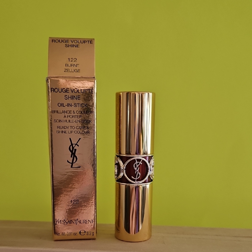 Yves Saint Laurent Rouge Volupté Shine Lipstick - Burnt Zeliege